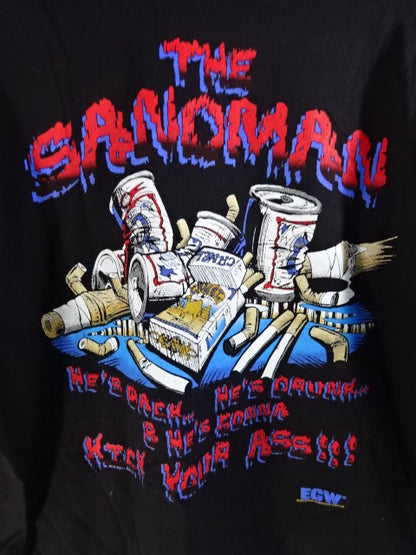 Sandman T-Shirt (1) (ECW / Black)