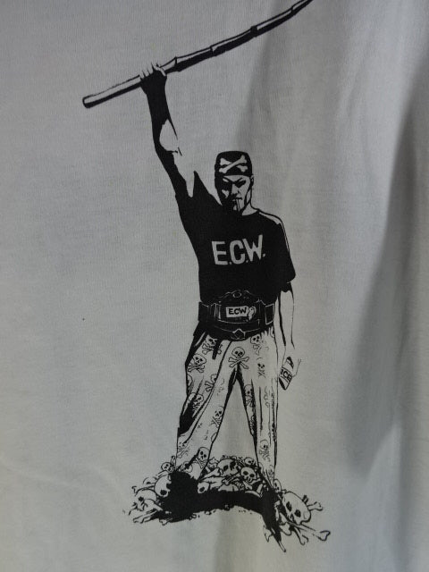ECWプロレスカード サンドマン サンドマン Tシャツ②(ECW / ホワイト) – 闘道館