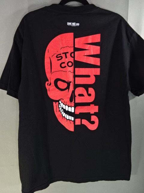 Stone Cold Steve Austin Picture T-Shirt (2) (WWF (2002) / Black)