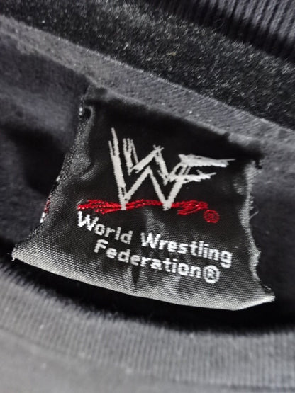 Stone Cold Steve Austin Picture T-Shirt (2) (WWF (2002) / Black)