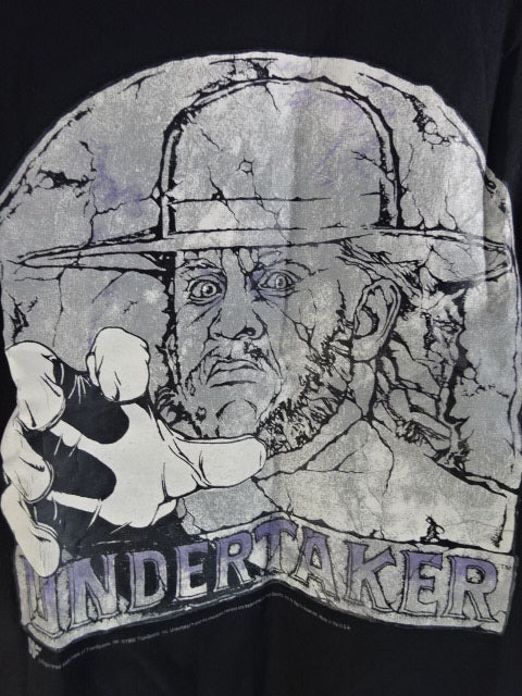 ジ・アンダーテイカー イラストTシャツ①(WWF(1992 / ブラック) – 闘道館