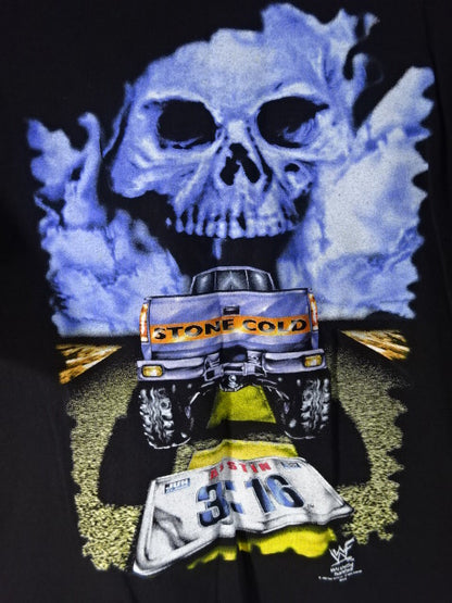Stone Cold Steve Austin T-Shirt (2) (WWF (1998) / Black)