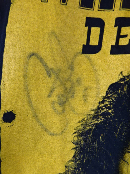 【hand signed autograph】 Cactus Jack  " WANTED DEAD" T-Shirt