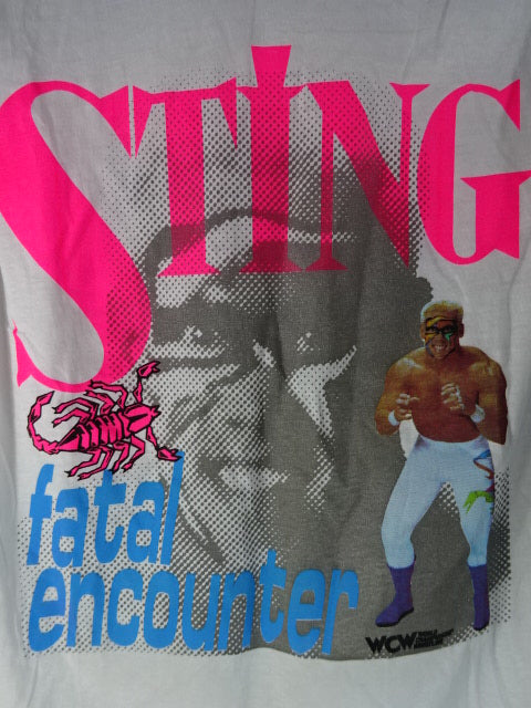 Sting Picture T-Shirt (2) (WCW / White)
