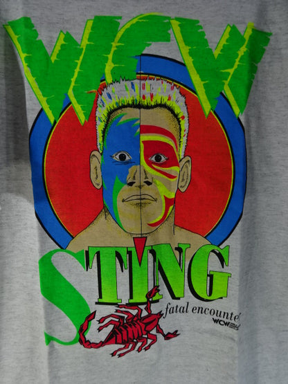 Sting Illustration T-Shirt (1) (WCW / Light Grey)