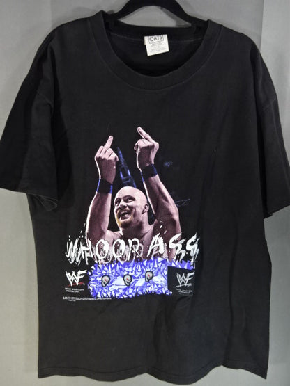Stone Cold Steve Austin Picture T-Shirt (3) (Black)