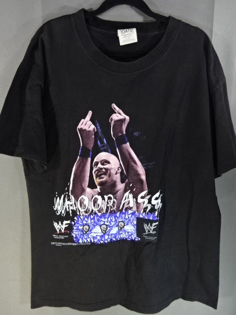 Stone Cold Steve Austin Picture T-Shirt (3) (Black)