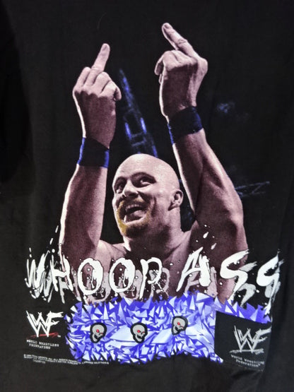 Stone Cold Steve Austin Picture T-Shirt (3) (Black)
