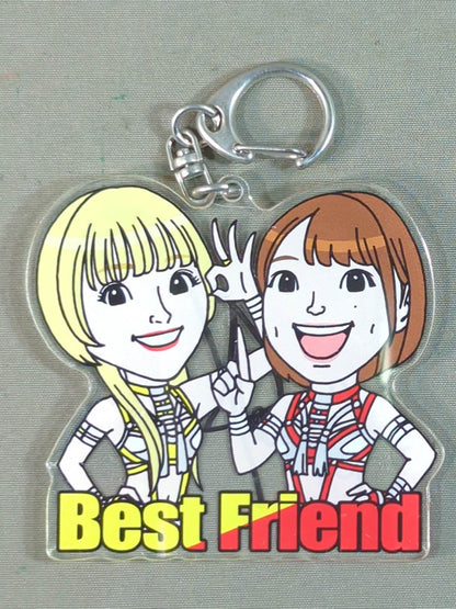 【Sareee 直筆サイン入り】Sareee＆なつぽい「Best Friend」アクリルキーホルダー