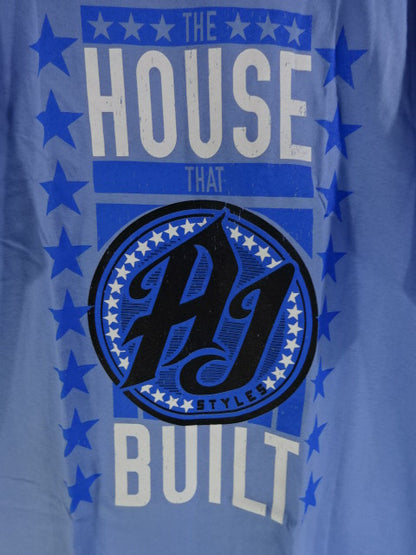AJ Styles T-Shirt (2) (WWE (2017) / Light Blue)