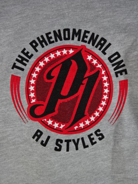 AJ Styles T-Shirt (3) (WWE (2017) / Grey)
