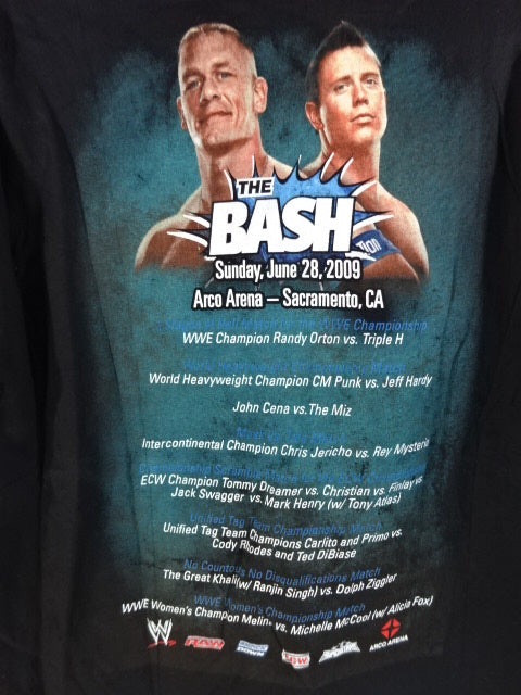 THE BASH Picture T-Shirt (WWE (2007) / Black)