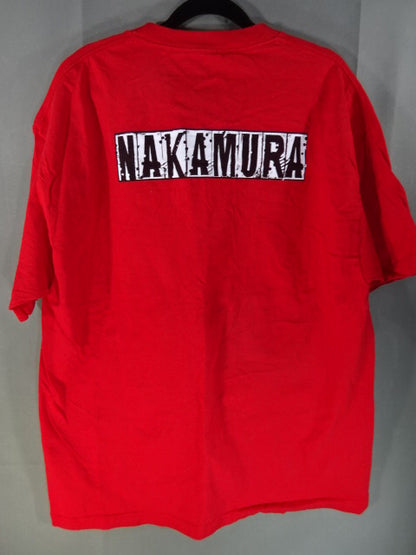 SHINSUKE NAKAMURA (Shinsuke Nakamura ) T-Shirt (1) (WWE (2014) / Red)