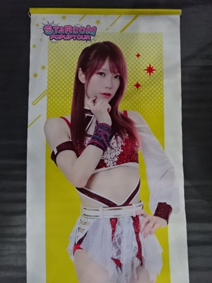 スターダム×TOWER RECORDS 2025 鹿島沙希 等身大タペストリー