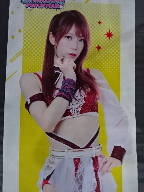 スターダム×TOWER RECORDS 2025 鹿島沙希 等身大タペストリー