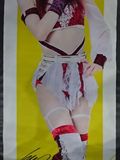 スターダム×TOWER RECORDS 2025 鹿島沙希 等身大タペストリー