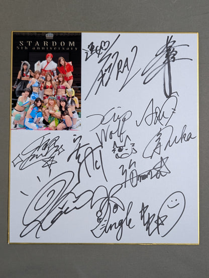 ★ Stardom flag 5th anniversary 11 ★ fighters post (photo attached)