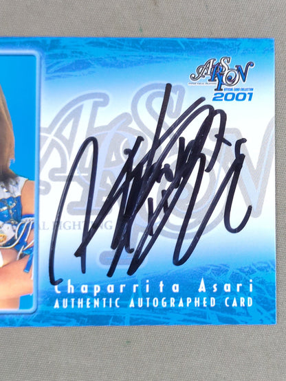 2001 Sakurado Chaparita ASARI official autographed card
