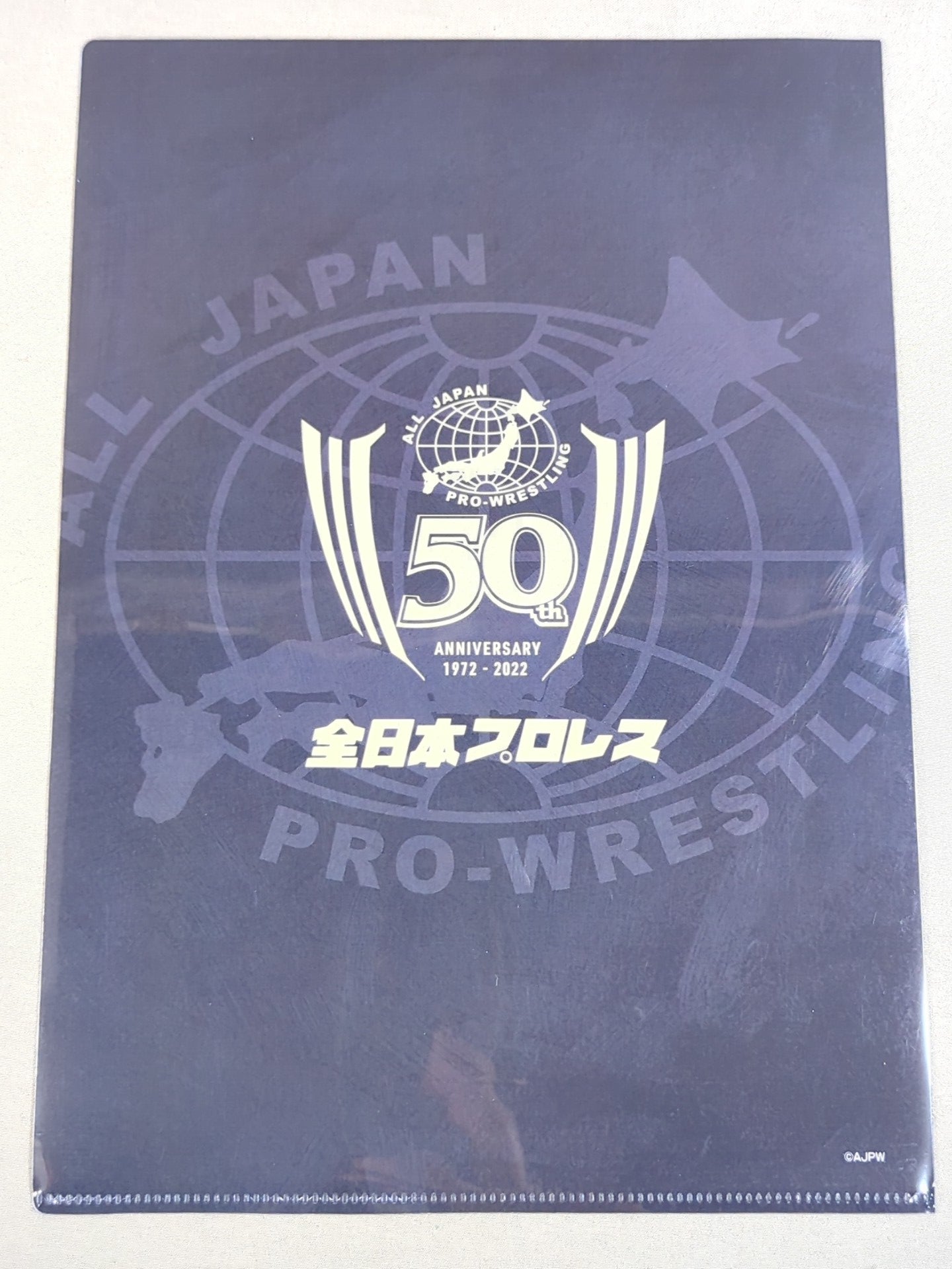 青柳優馬 全日本プロレス50周年 クリアファイル＆ステッカーセット