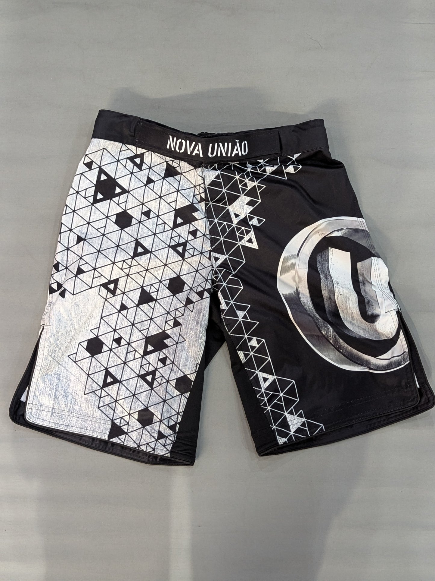 HAYABUSA Fight Shorts (2) (Black× Grey)