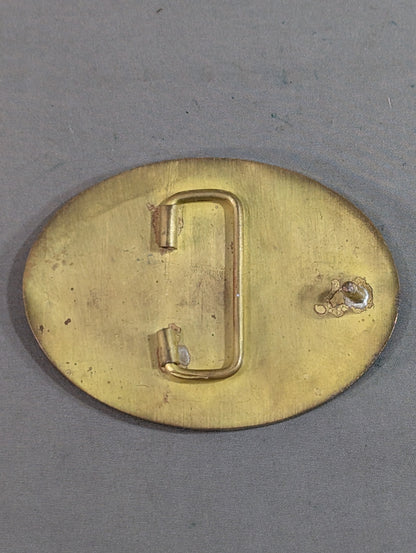 W☆ING promotion logo belt buckle (red)