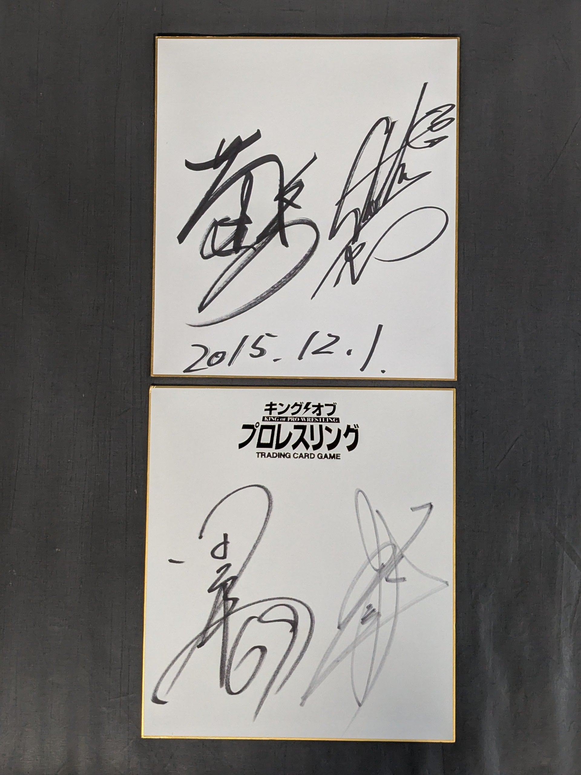 国内プロレスラー サイン色紙セット⑦ – 闘道館