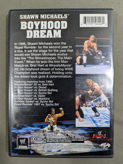 SHAWN MICHAELS BOYHOOD DREAM