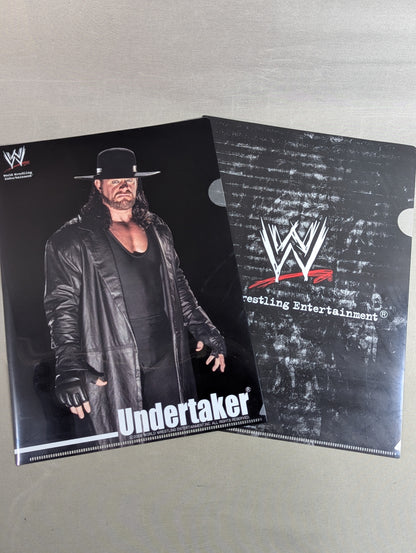 WWE plastic file folder set