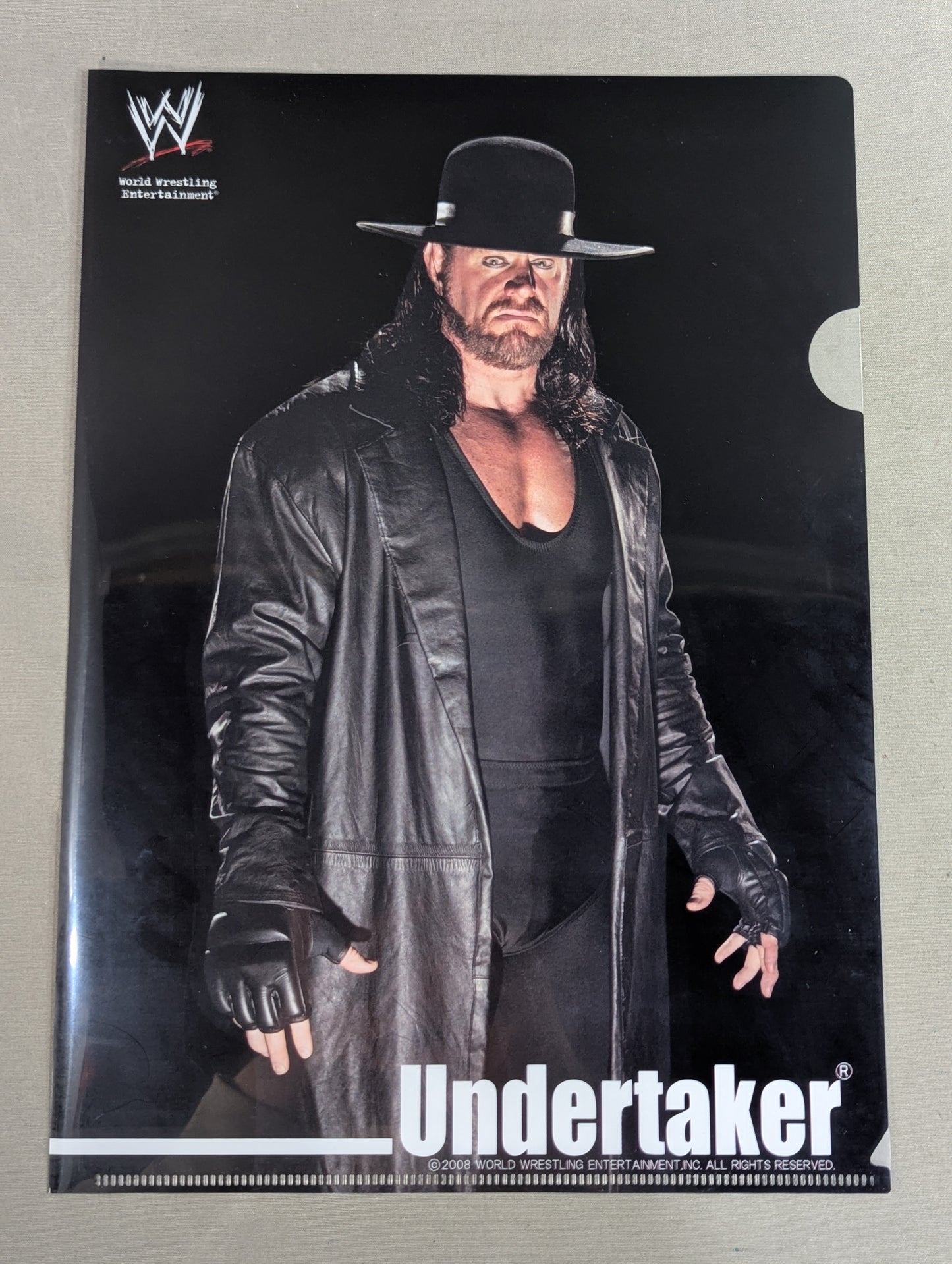 WWE plastic file folder set