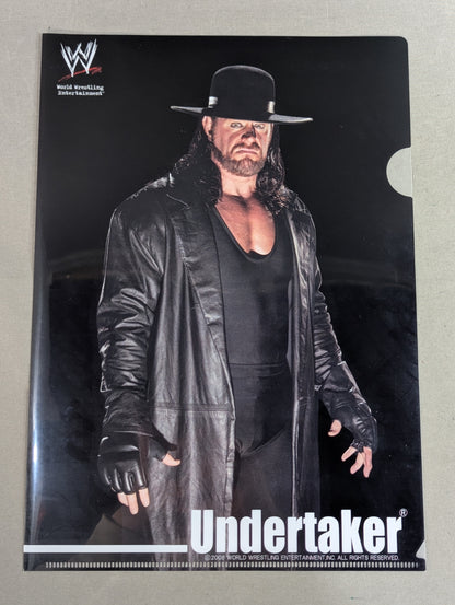 WWE plastic file folder set