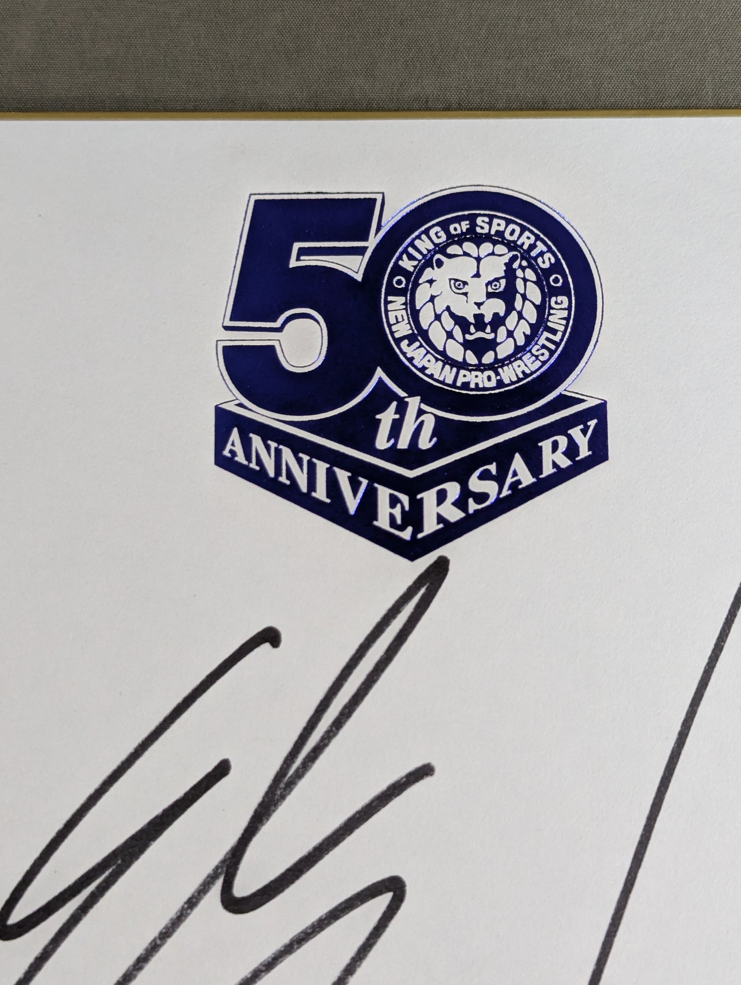 エル・デスペラード(新日本プロレス50周年記念色紙)