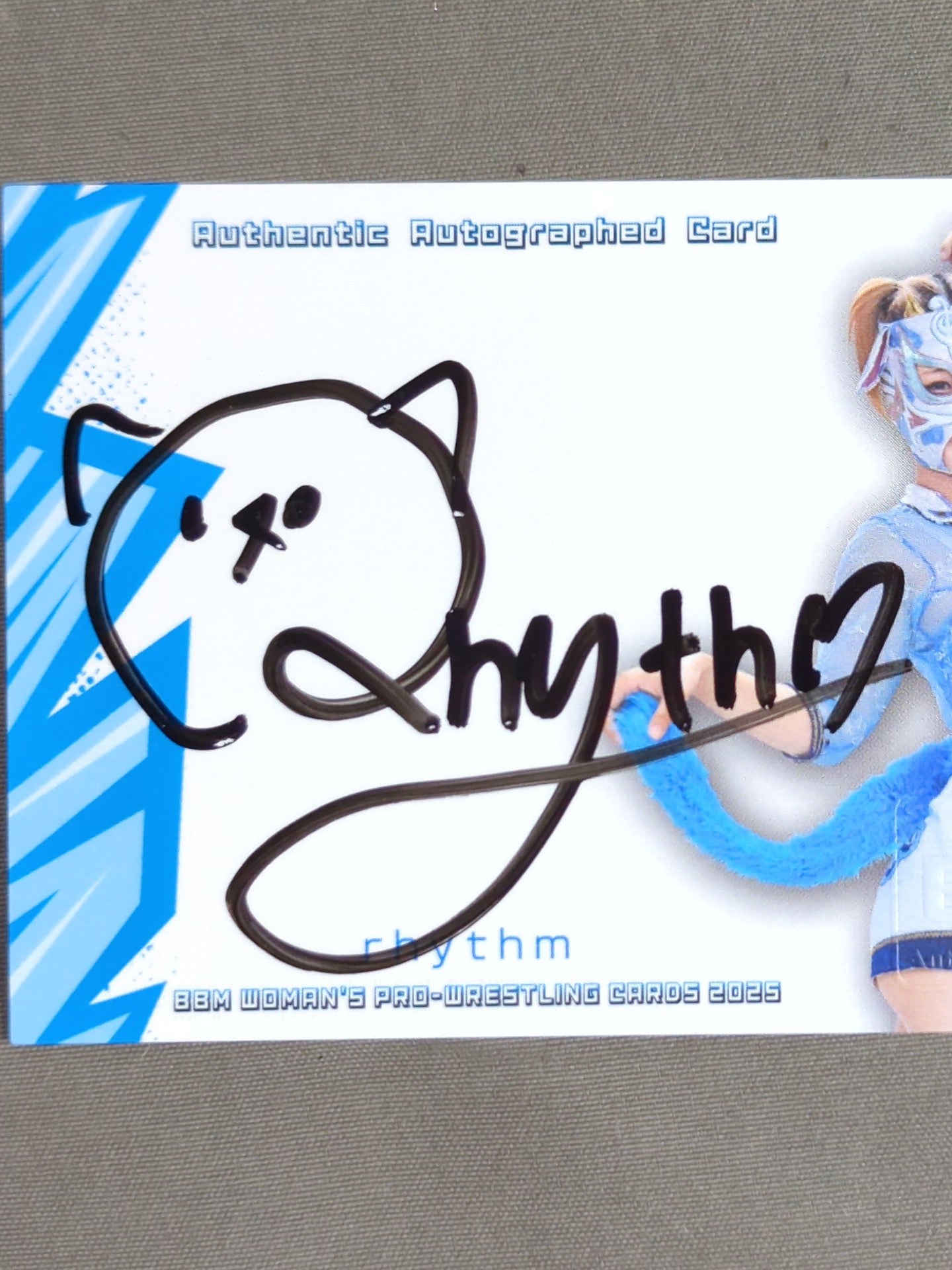 2024 BBM rhythm 公式サインカード
