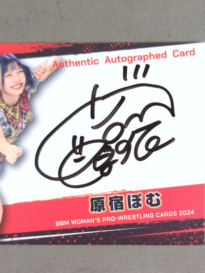 2024 BBM POM HARAJUKU  Formula autographed card 