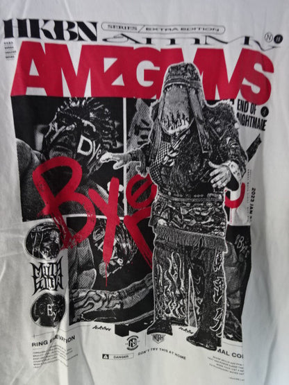 グレート・ムタ「HAKOBUNE SERIES AMAZING MOVES」Tシャツ①(ホワイト)