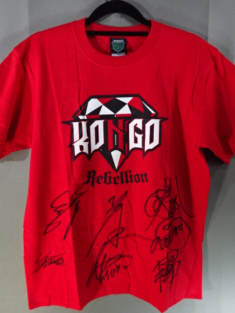 [6 fighters hand signed autograph Kongo Logo T-Shirt (1)