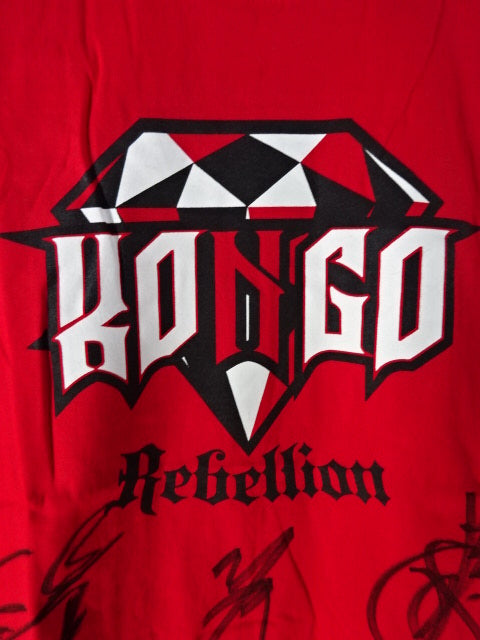 [6 fighters hand signed autograph Kongo Logo T-Shirt (1)