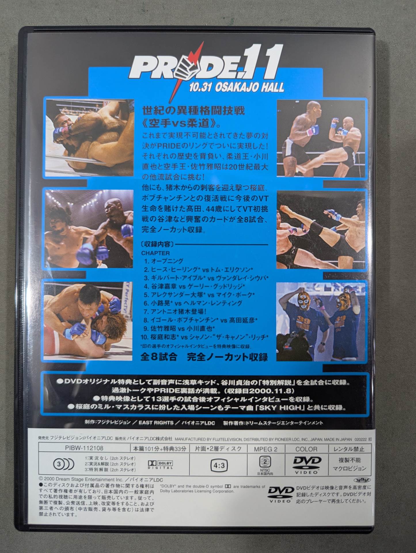 PRIDE.11 ☆世紀の異種格闘技戦☆ – 闘道館