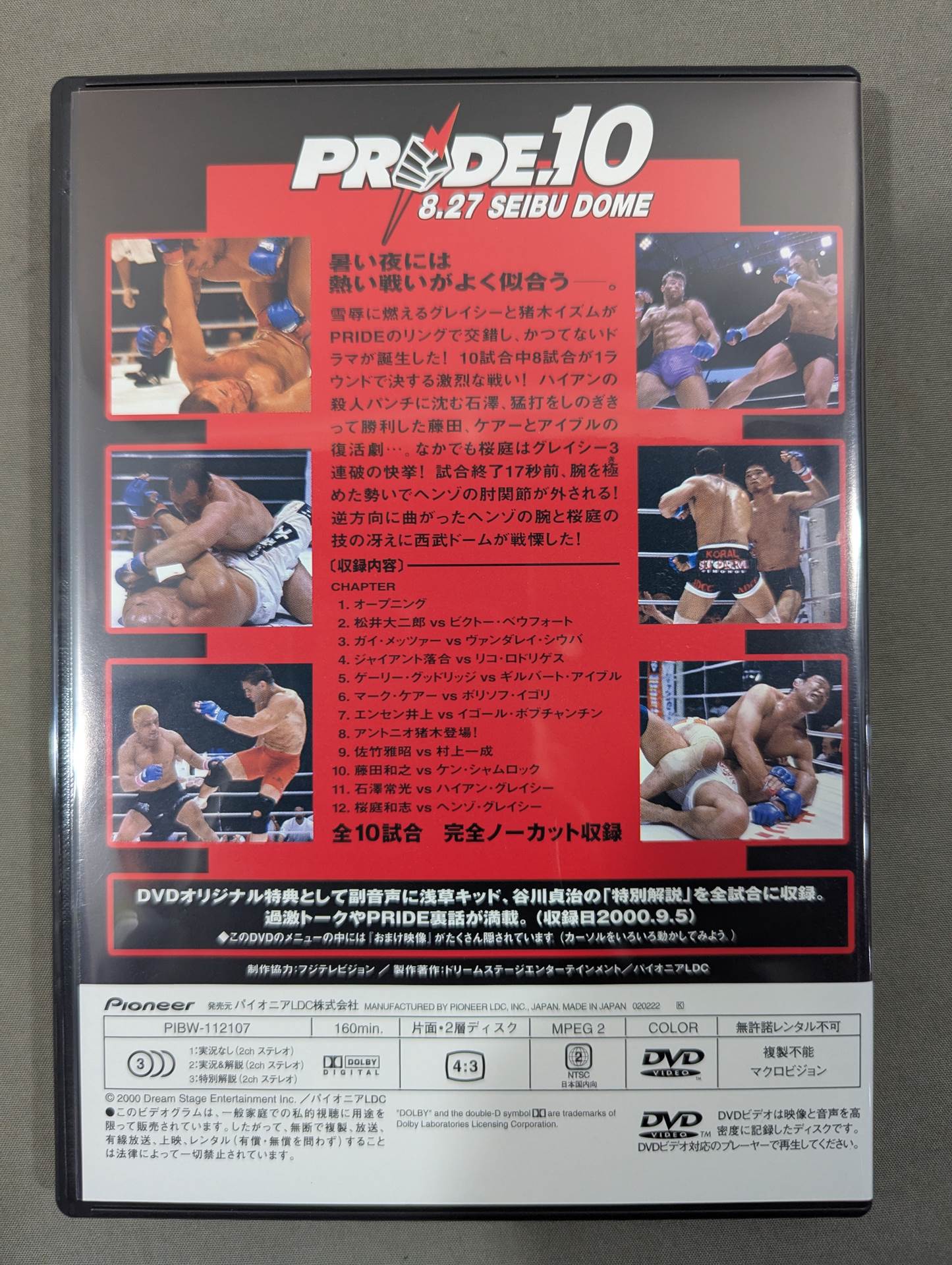 PRIDE.10 ☆桜庭マジック☆ – 闘道館