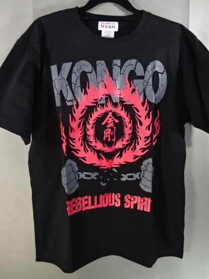 【2選手直筆サイン入り】金剛「REBELLIOUS SPIRIT」Tシャツ