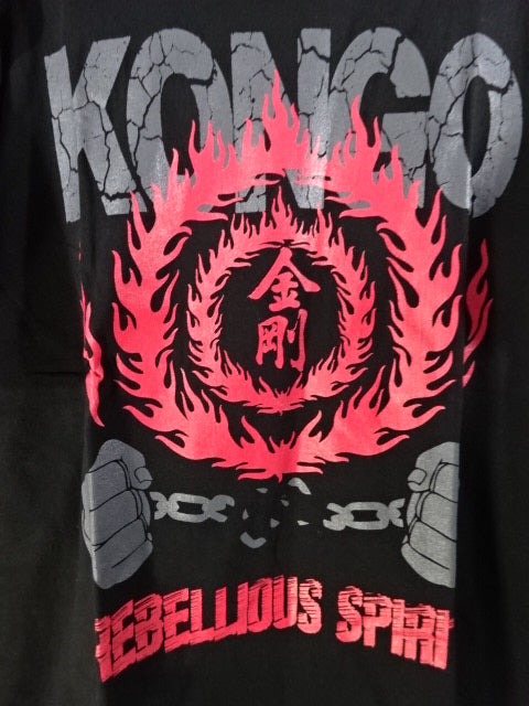 【2選手直筆サイン入り】金剛「REBELLIOUS SPIRIT」Tシャツ