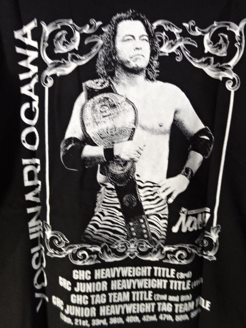 Yoshinari Ogawa  Retirement Commemorative T-Shirt (1) (Black)