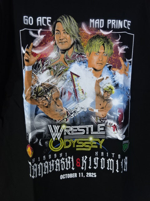 棚橋弘至＆清宮海斗 タッグ記念ビジュアルTシャツ