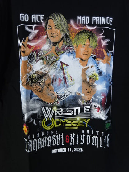 棚橋弘至＆清宮海斗 タッグ記念ビジュアルTシャツ