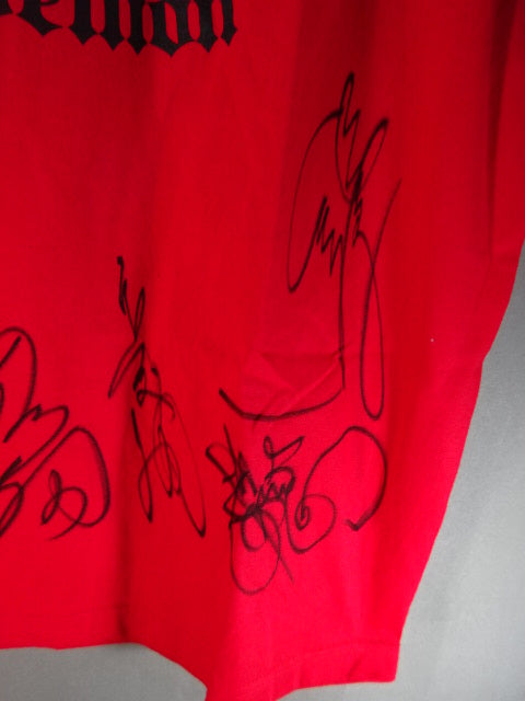 【7選手直筆サイン入り】金剛 ロゴTシャツ①(レッド)