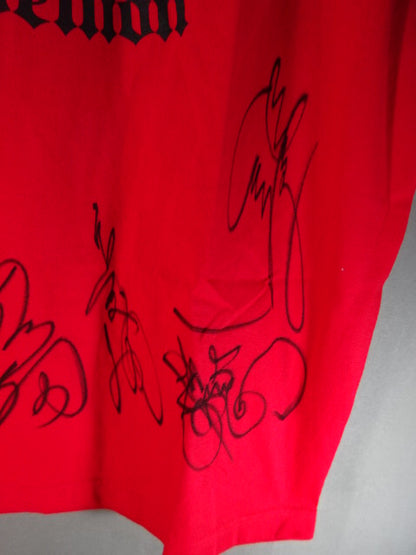 【7選手直筆サイン入り】金剛 ロゴTシャツ①(レッド)