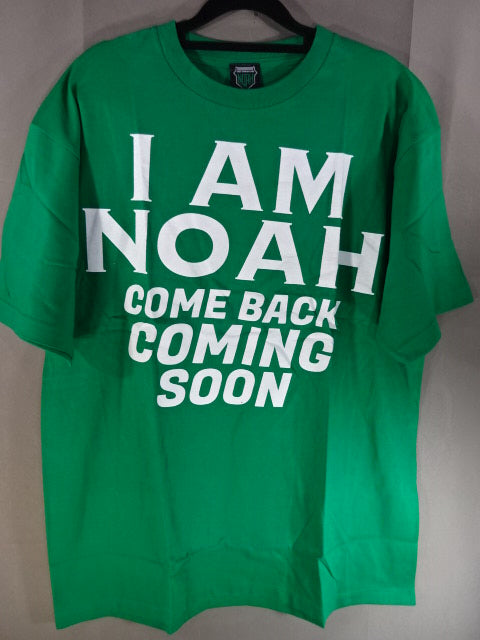 Go Shiozaki  "I AM NOAH COME BACK COMING SOON" T-SHIRT