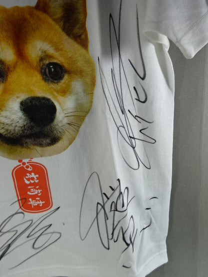 【4選手直筆サイン入り】杉浦軍 Tシャツ③(ホワイト)