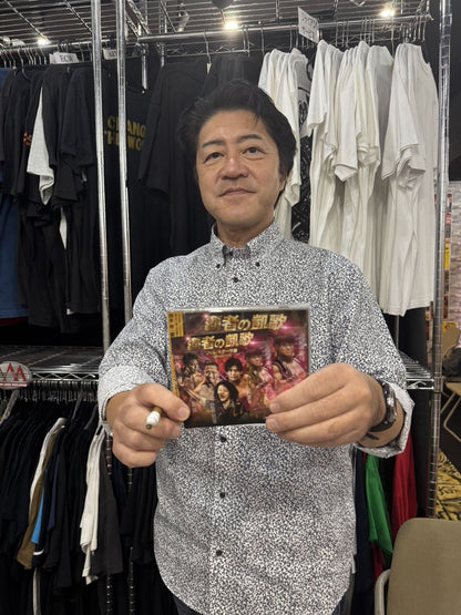 ★ Hand signed autograph with sticker ★ Pro Wrestling ・Theme Song Official Track Collection / Osamu Suzuki