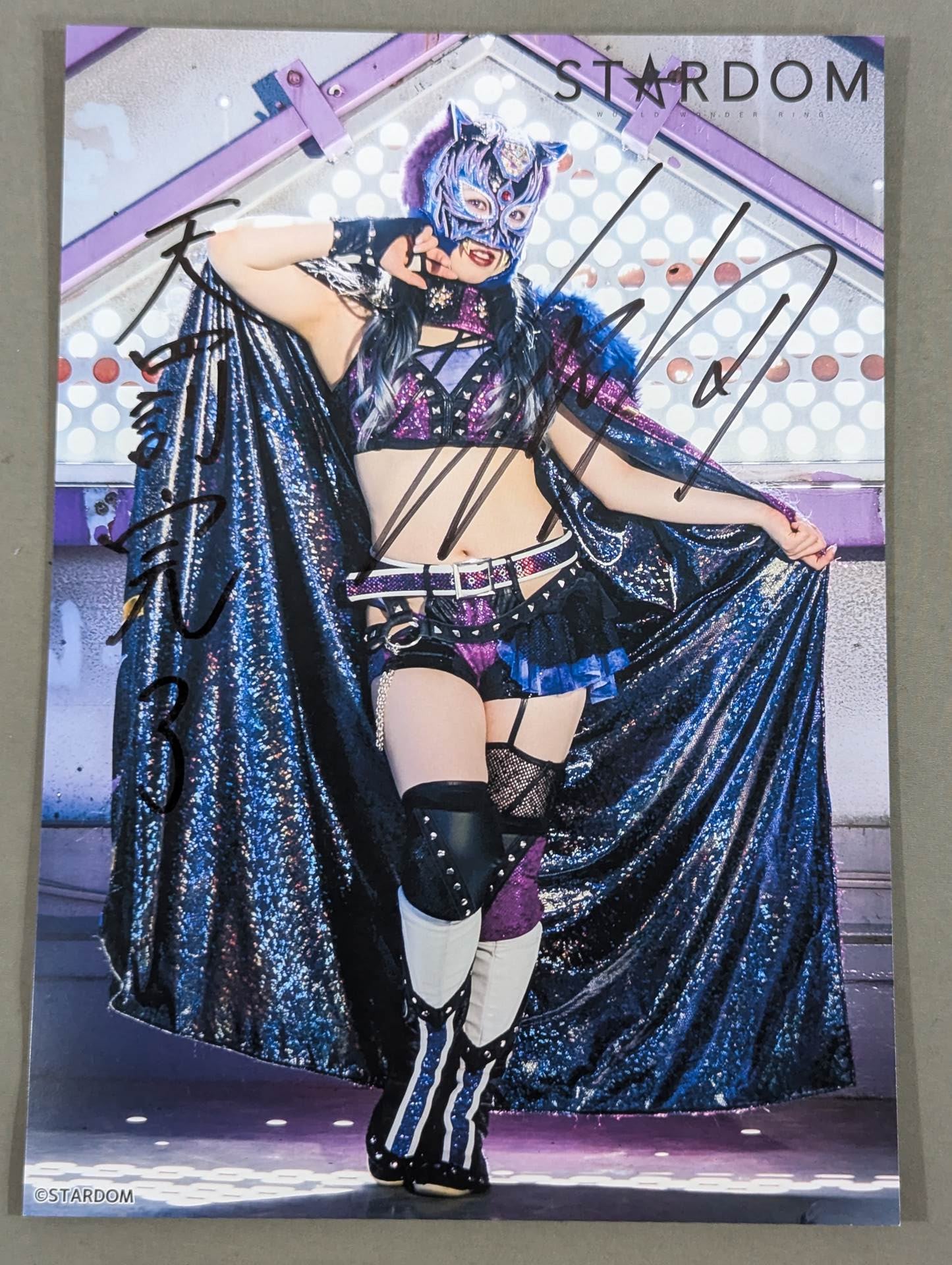 スターライト・キッド 直筆サイン入り スターダムポートレート(D-6