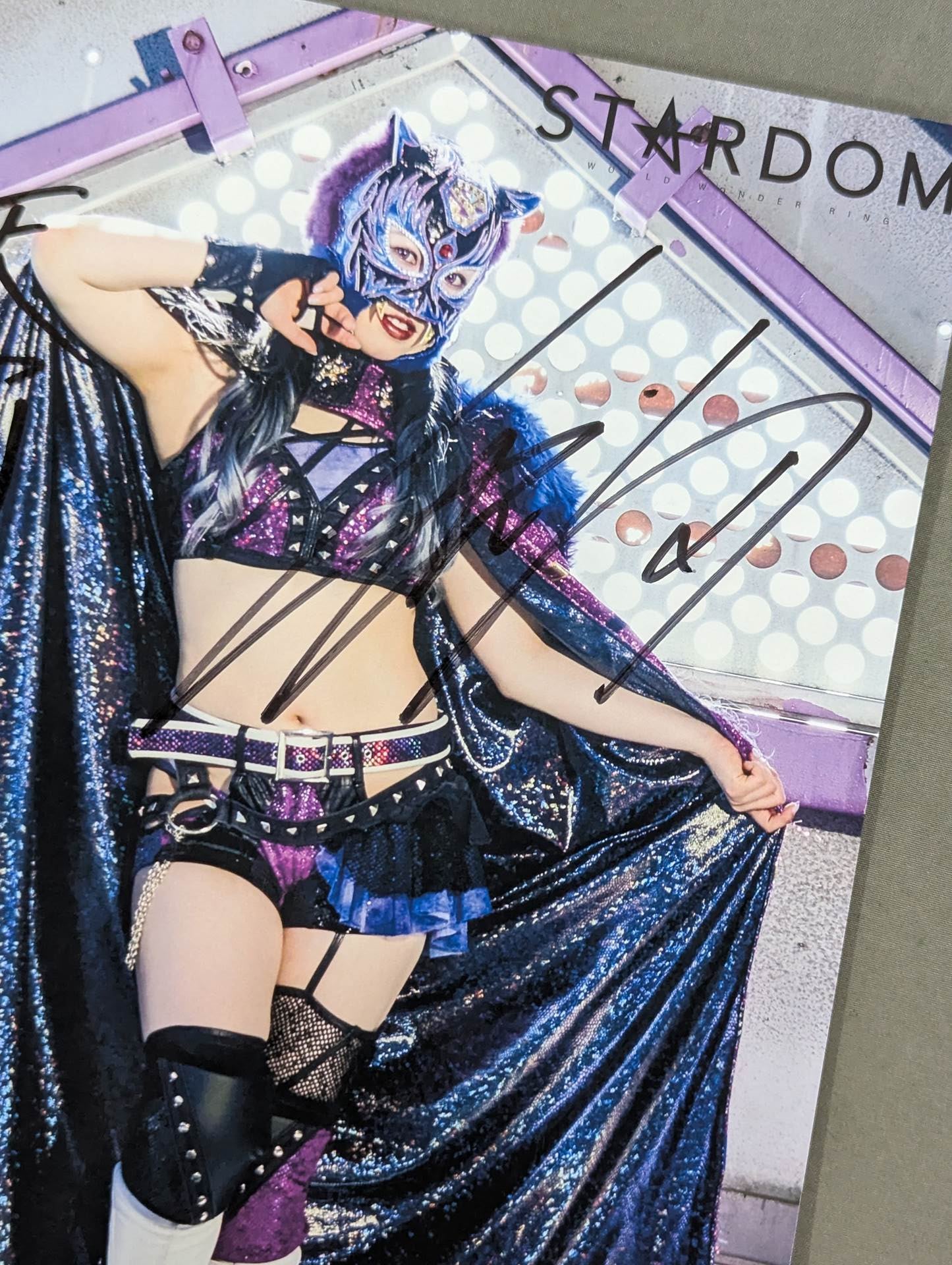 スターライト・キッド 直筆サイン入り スターダムポートレート(D-6